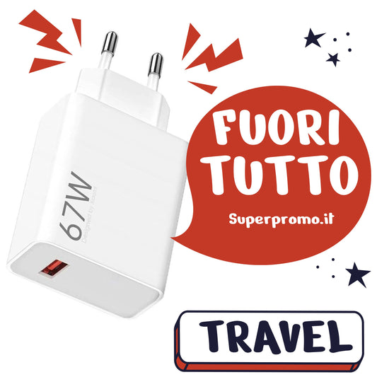 Xiaomi Caricatore Originale 67W USB Super Veloce e adatto ad ogni marca