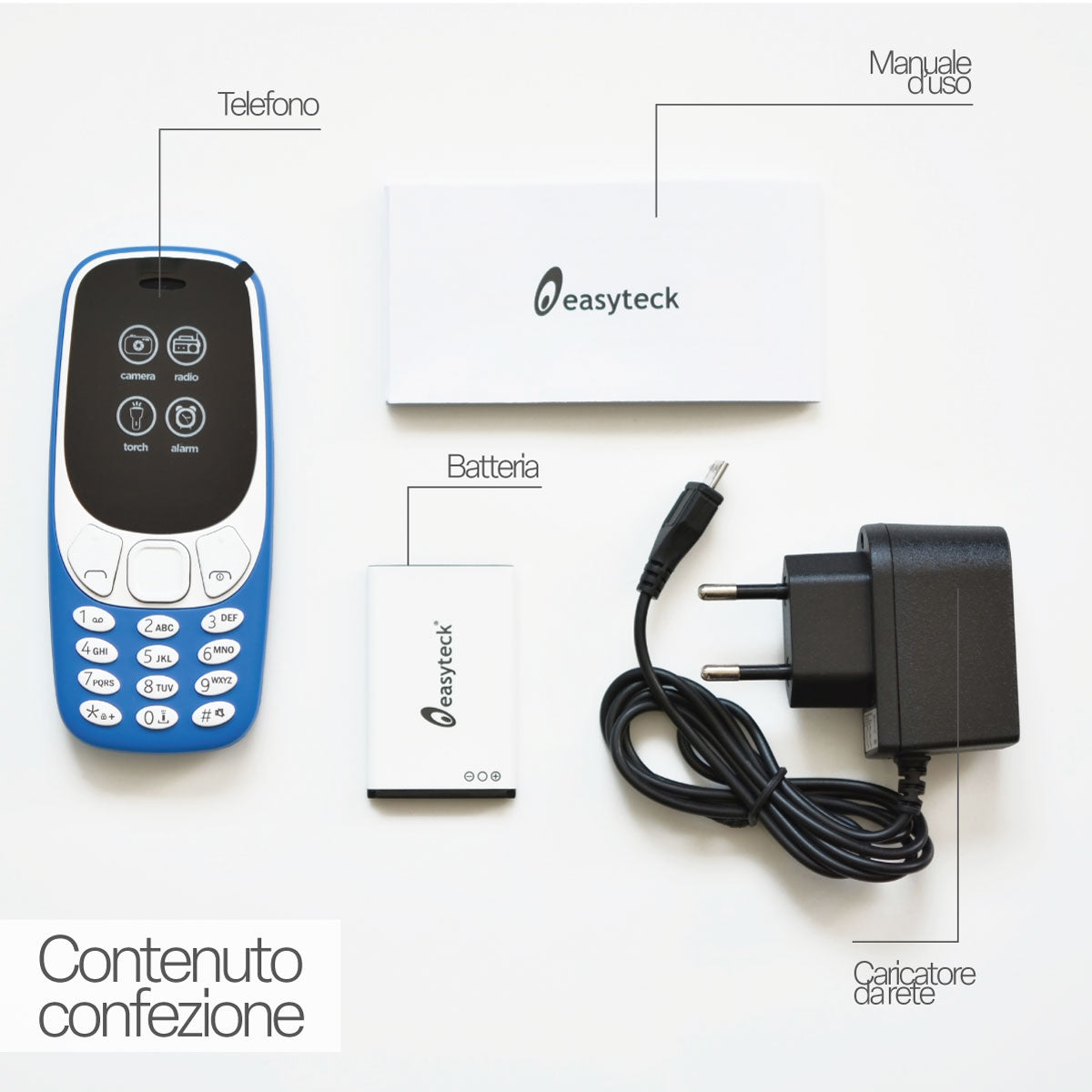 Telefono a Tasti B310 + Sim inclusa a 4,99€ al mese x Sempre