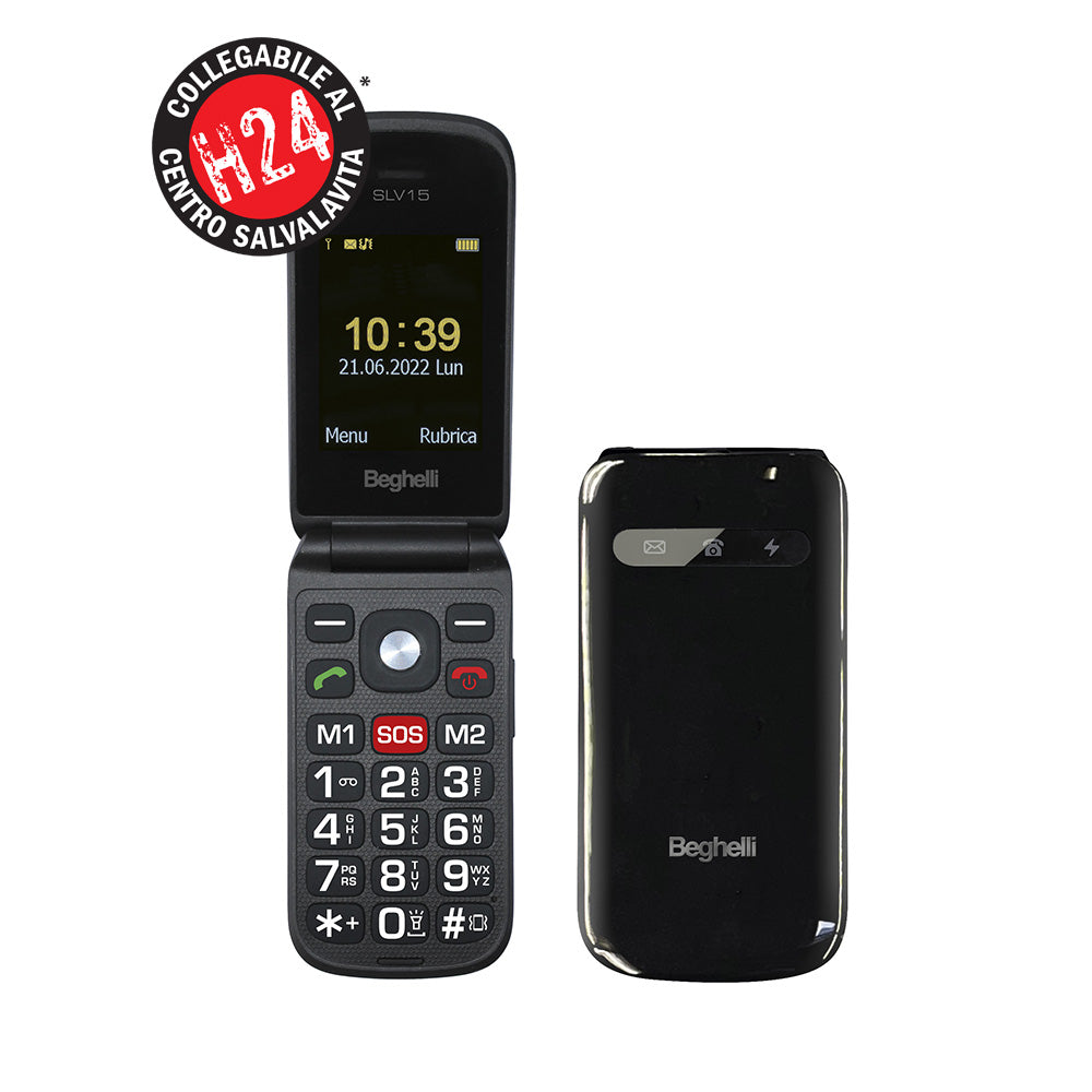 Telefono FLIP BEGHELLI SLV15 + Sim inclusa a 4,99€ al mese x Sempre
