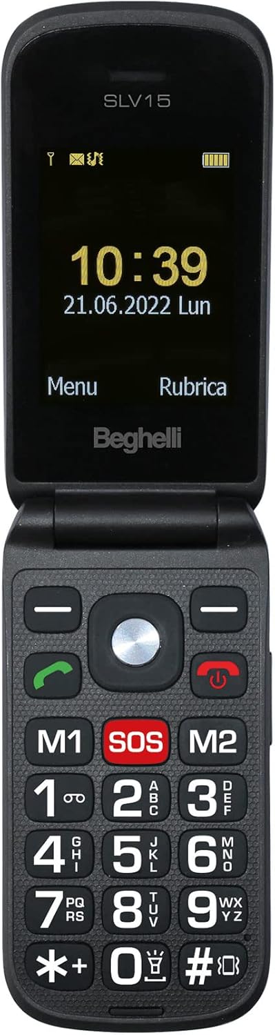 Telefono FLIP BEGHELLI SLV15 + Sim inclusa a 4,99€ al mese x Sempre