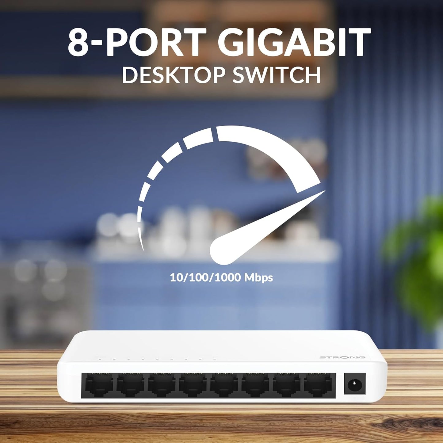 STRONG Switch Ethernet 8 porte LAN fino a 1000mBit/s