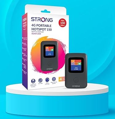 POCKET WIfi STRONG TASCABILE con Slot SIM 4G pronto all'uso
