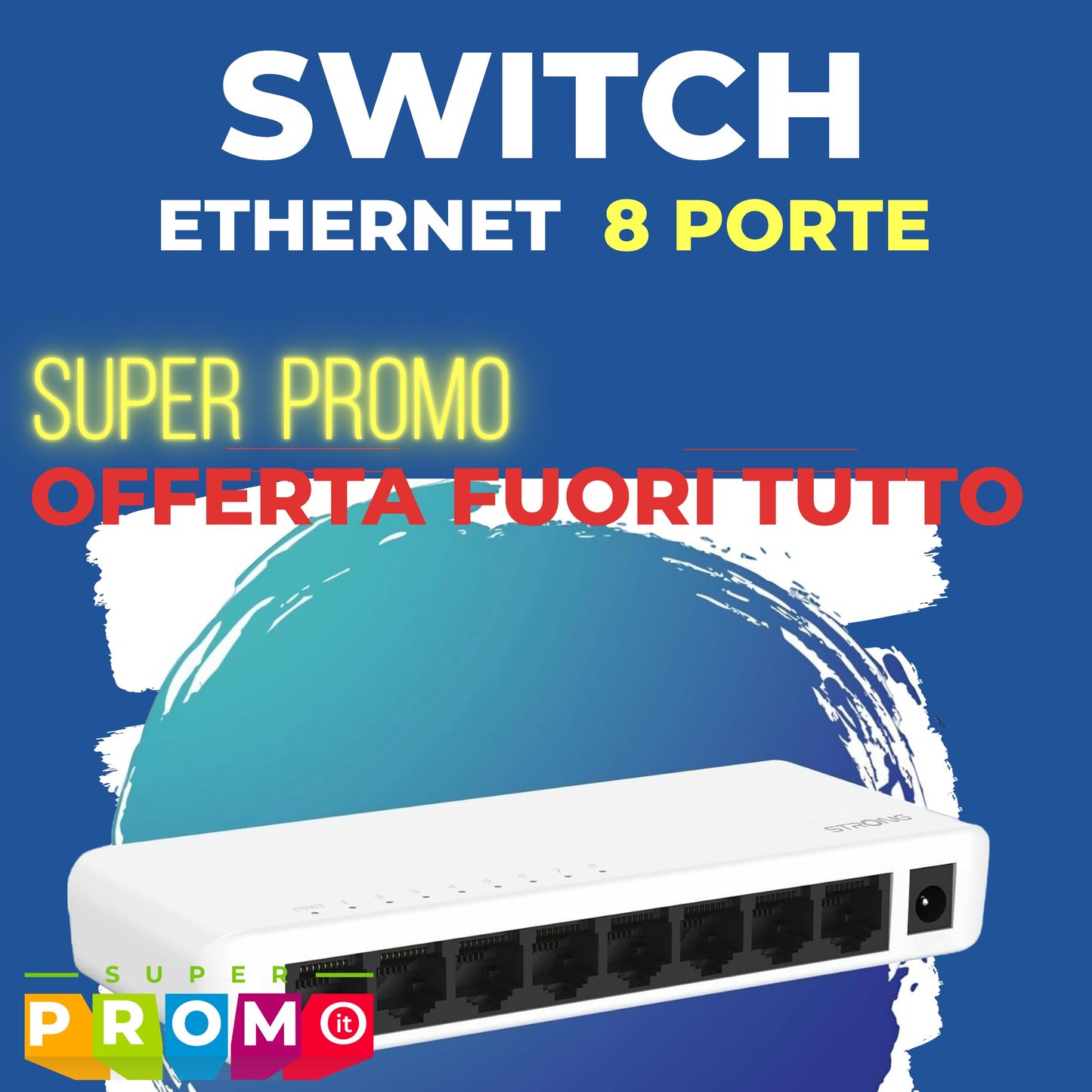 STRONG Switch Ethernet 8 porte LAN fino a 1000mBit/s
