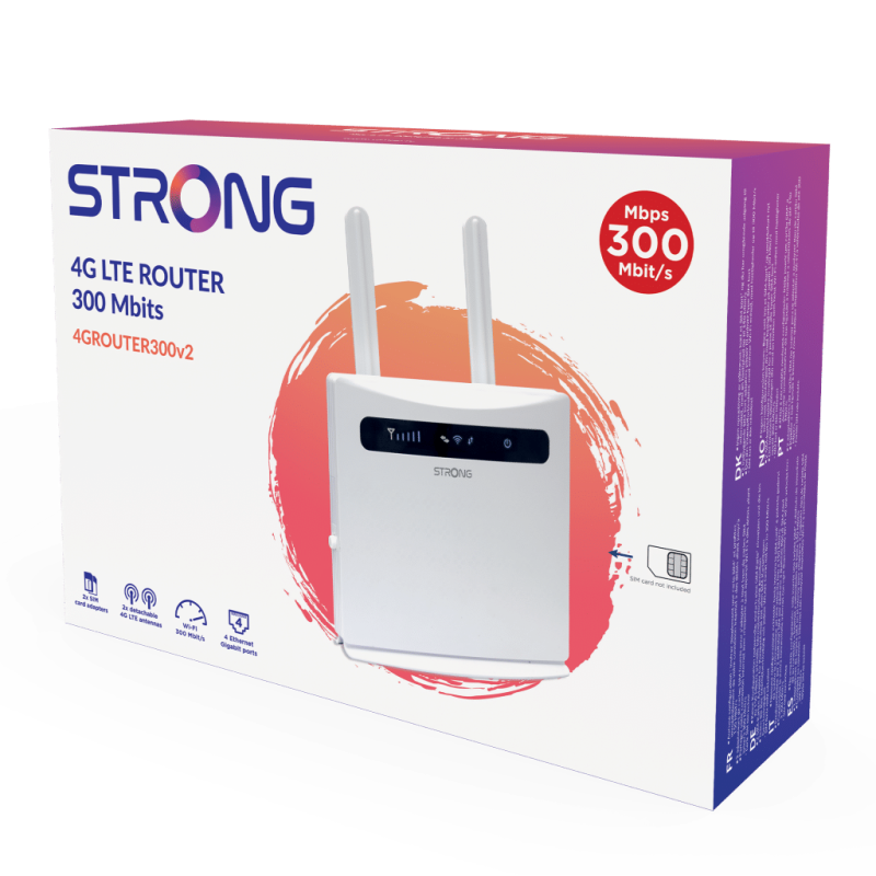 Modem STRONG con Slot SIM 4G pronto all'uso