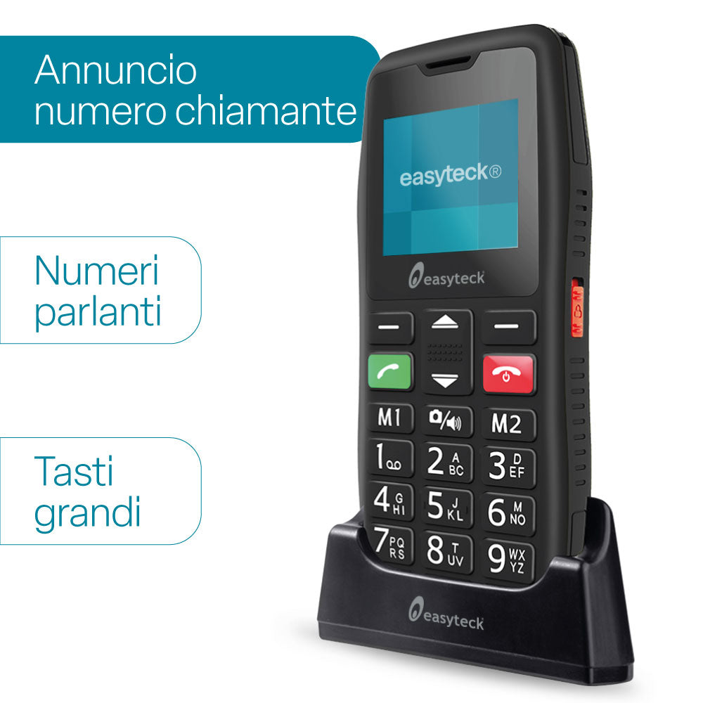 Telefono a Tasti Grandi T200 + Sim inclusa a 4,99€ al mese x Sempre