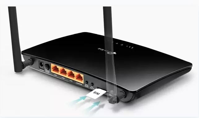 Modem TP-Link con Slot SIM 4G pronto all'uso