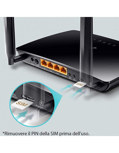 Modem TP-Link con Slot SIM 4G pronto all'uso