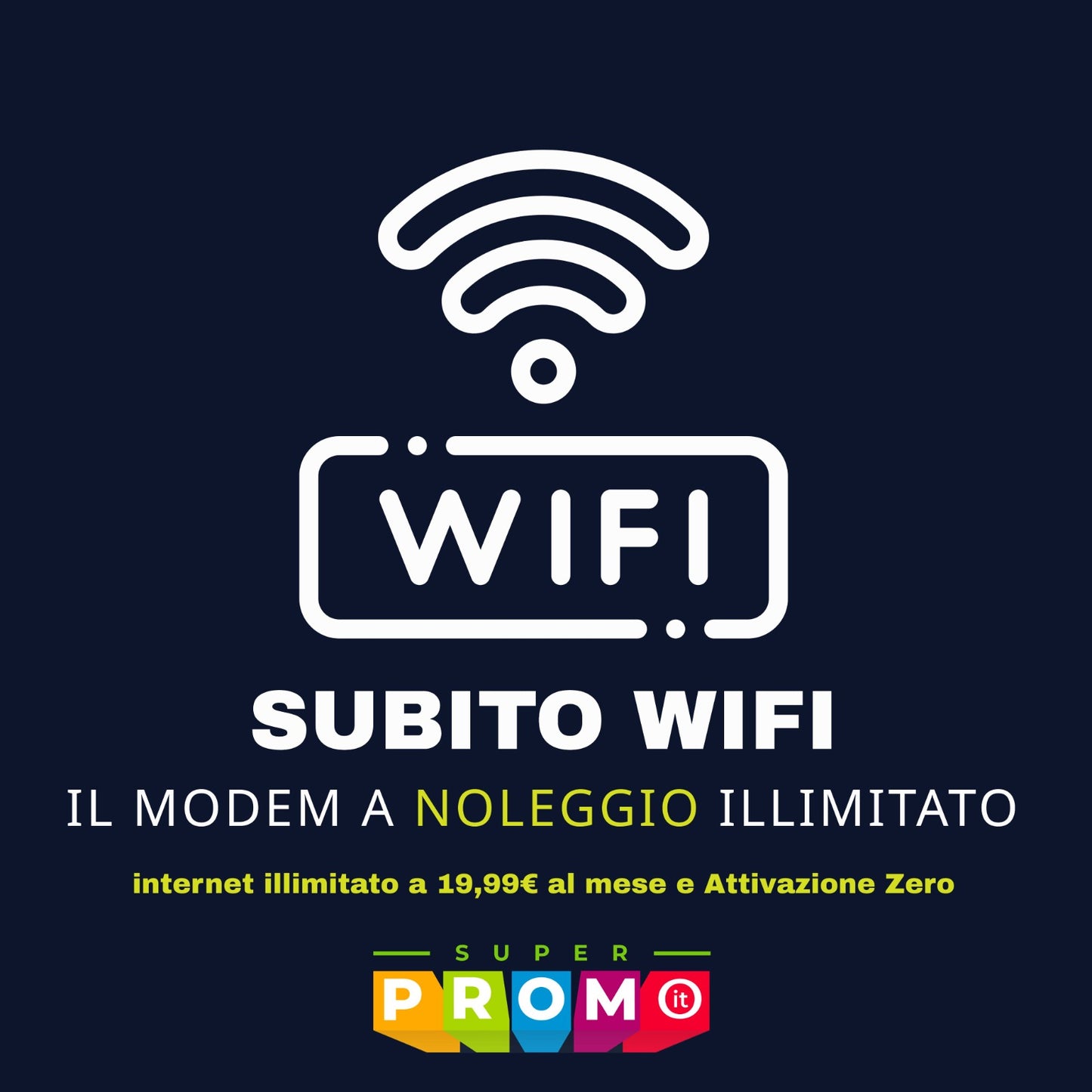 MODEM a NOLEGGIO con Internet Illimitato senza costi e senza vincoli