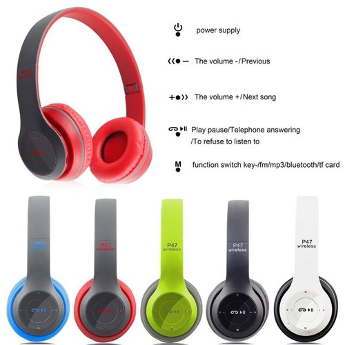 Cuffia Wireless 5.0 Con Comandi MP3 HOCO P47