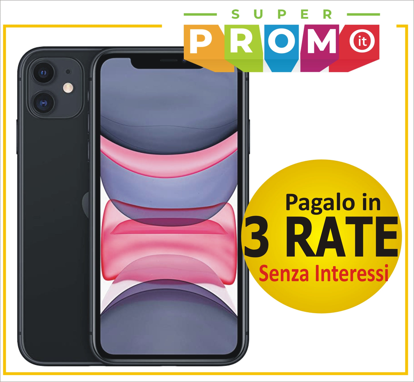 RIGENERATO: Apple iPhone 11 Mem 128GB - Classe A
