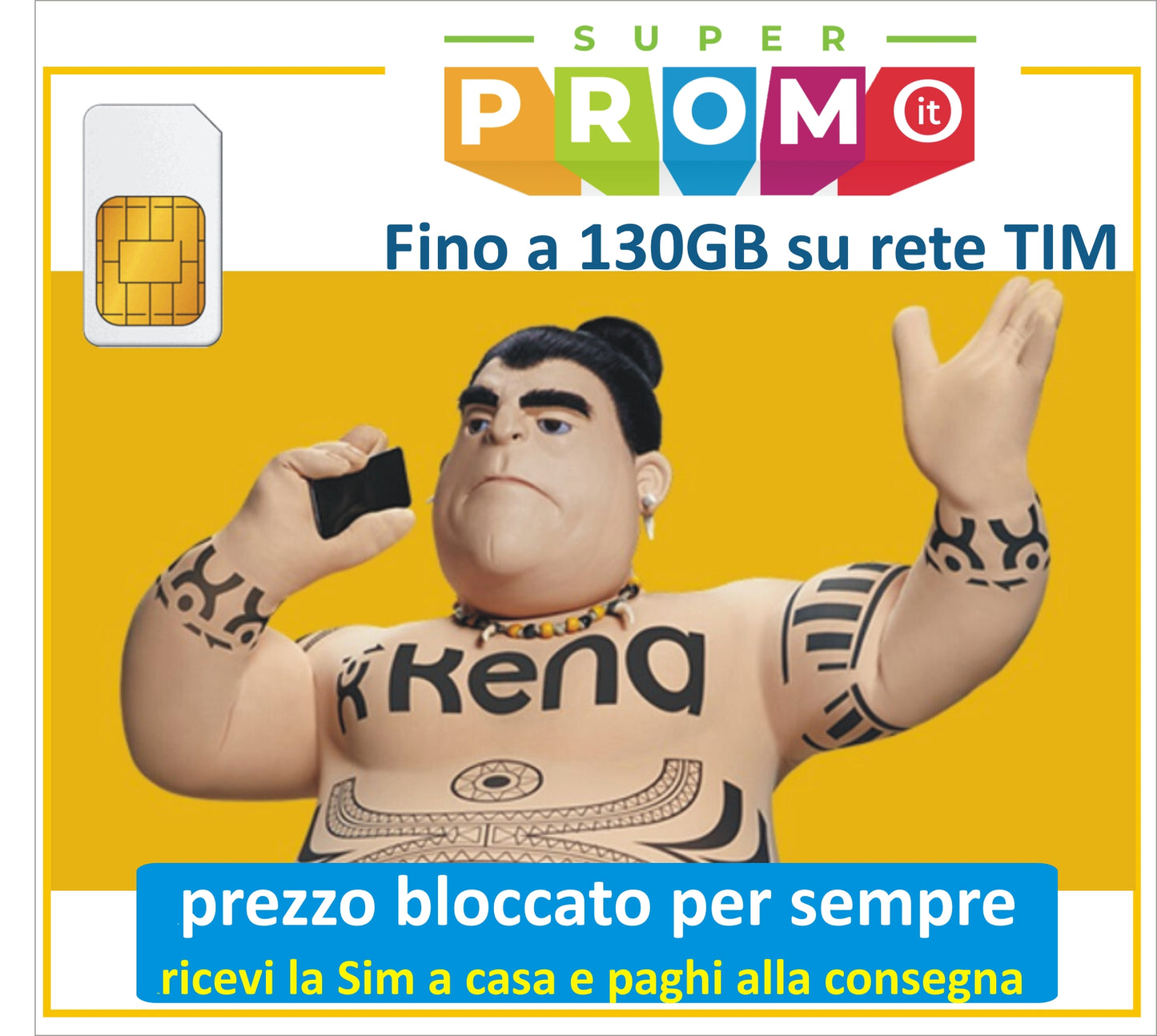 Sim Kena Mobile 130GB