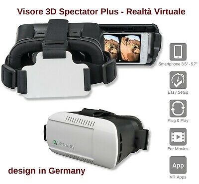 VISORE VR Spectator PLUS - Occhiali universali da 4.7 a 6 pollici