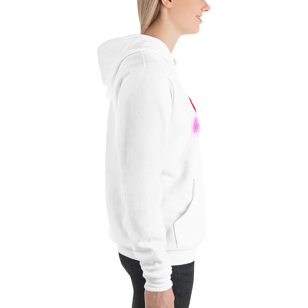 Felpa "i love Volley" con cappuccio