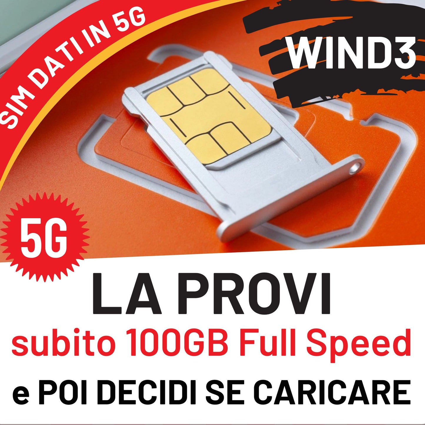 SIM DATI IN 5G SENZA RESTRIZIONI PER HOTSPOT e GAMING - GIGA ILLIMITATI IN 5G