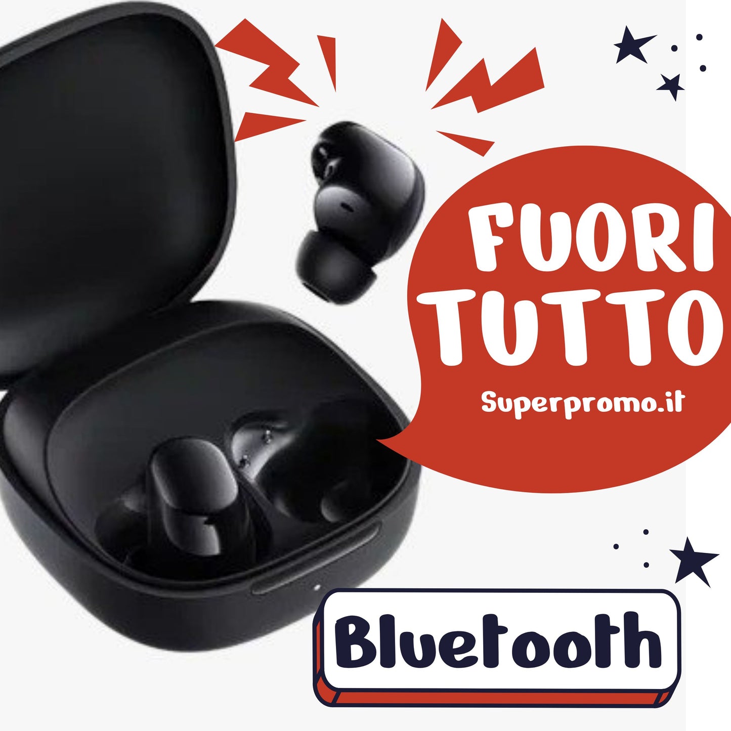 XIAOMI Auricolare BlueTooth doppia cuffia. Mod Redmi Buds 6 Play