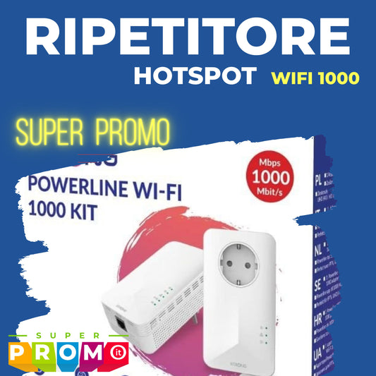 Ripetitore di segnale Wifi, per ampliare internet a casa