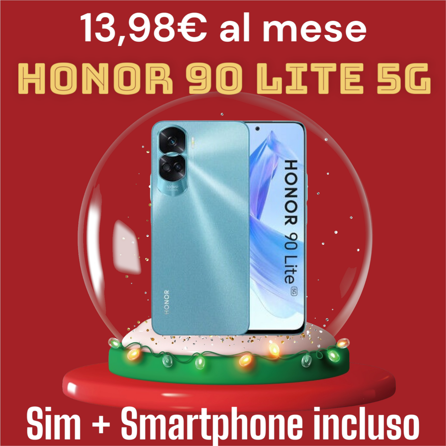 SIM + SMARTPHONE MOTOROLA G04 Android a 10,98€ al mese