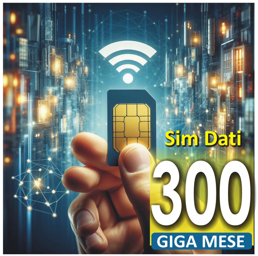 SIM DATI con 300GB a 9,99€ al mese senza vincolo di rinnovo