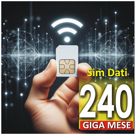 SIM DATI con 240GB a 7,99€ al mese senza vincolo di rinnovo