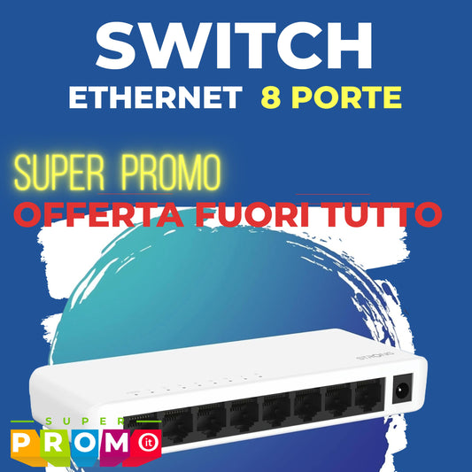 STRONG Switch Ethernet 8 porte LAN fino a 1000mBit/s