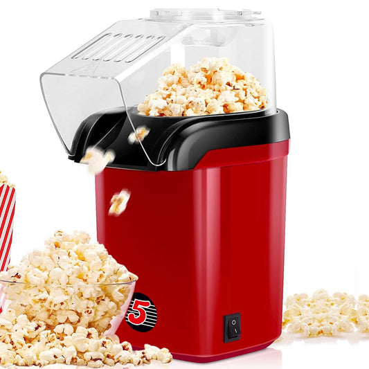 5Core Popcorn Machine Hot Air Electric Popper Kernel Corn Maker Bpa Free No Oil POP R