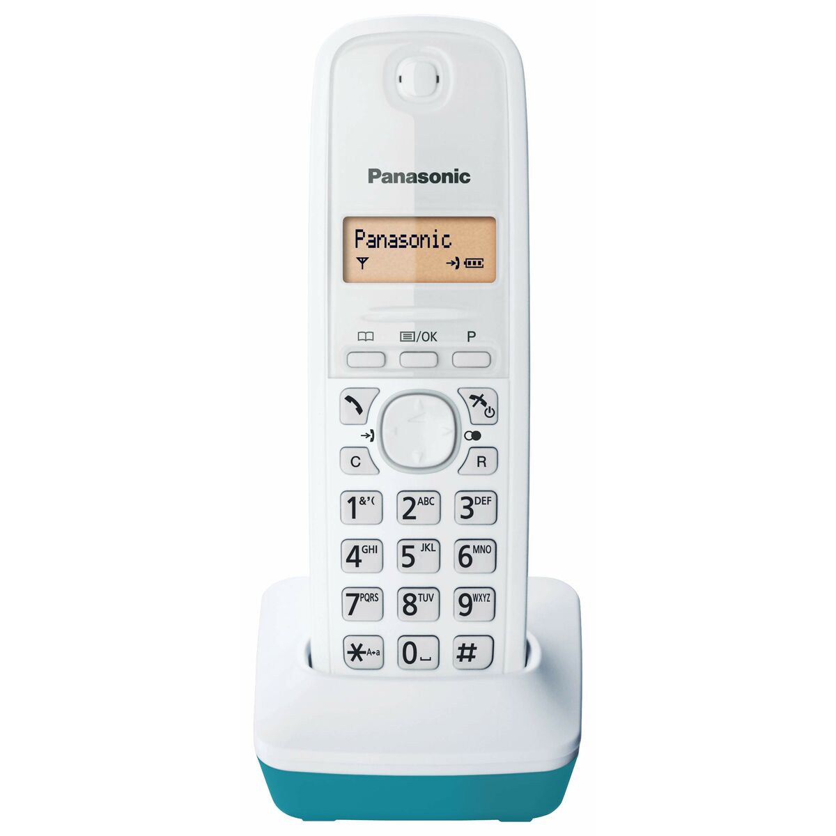 Telefono Senza Fili Panasonic Corp. KXTG1611SPC DECT Ambra