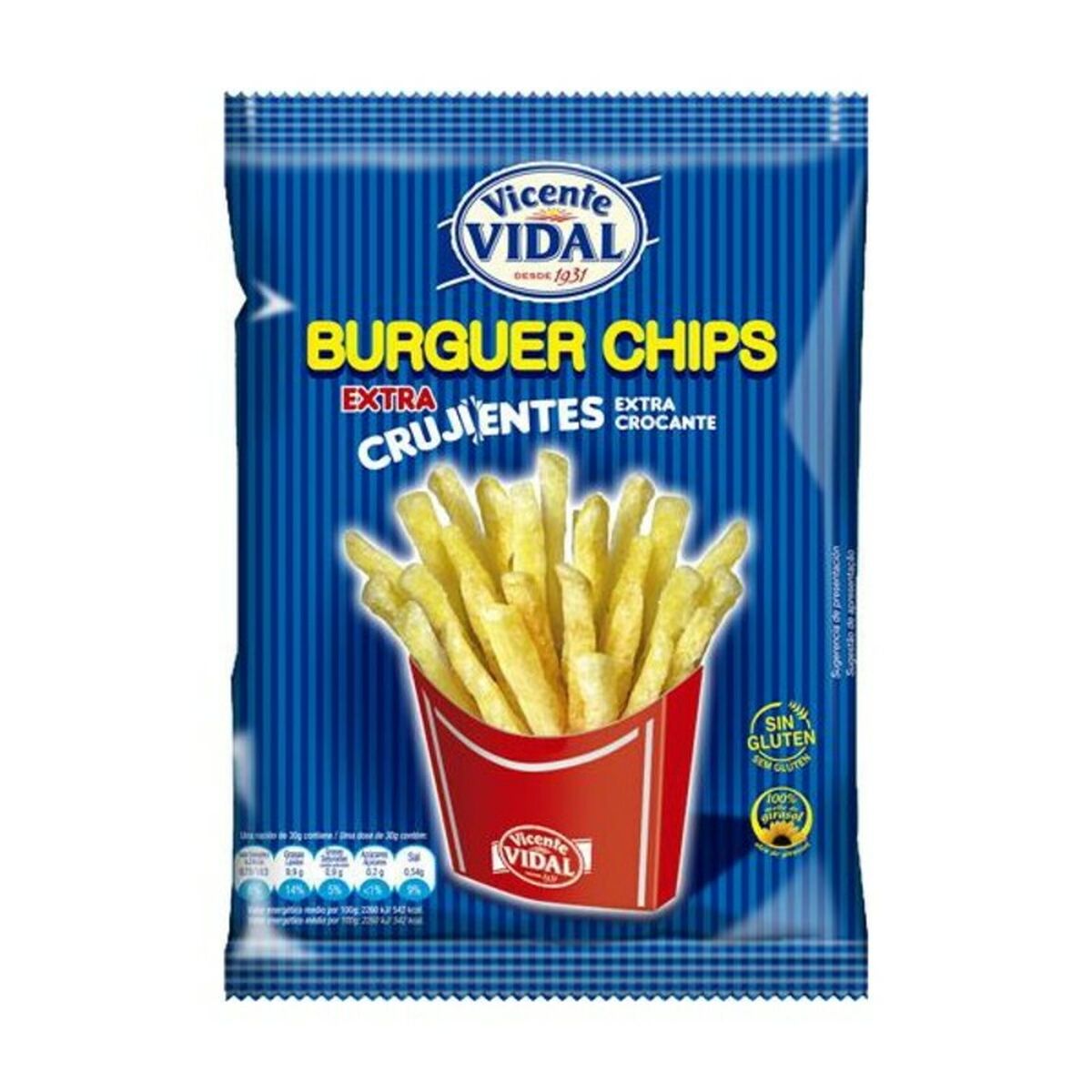Chips Burger Vicente Vidal (95 g)