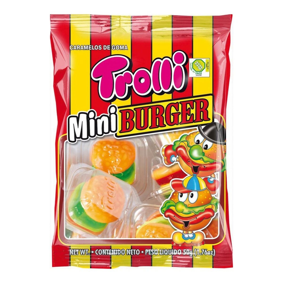Godis Trolli Mini Burger (50 g)