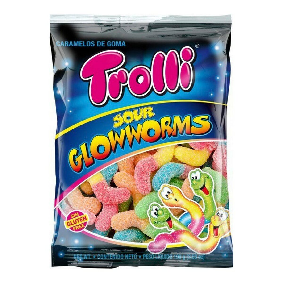 Godis Trolli GlowWorms (100 g)