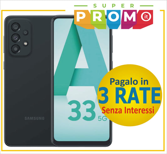 Samsung A33 Android vers 5G e Memoria 128GB Italia