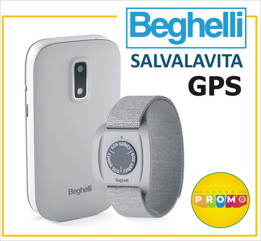 Beghelli Telefono + Braccialetto Salvalavita