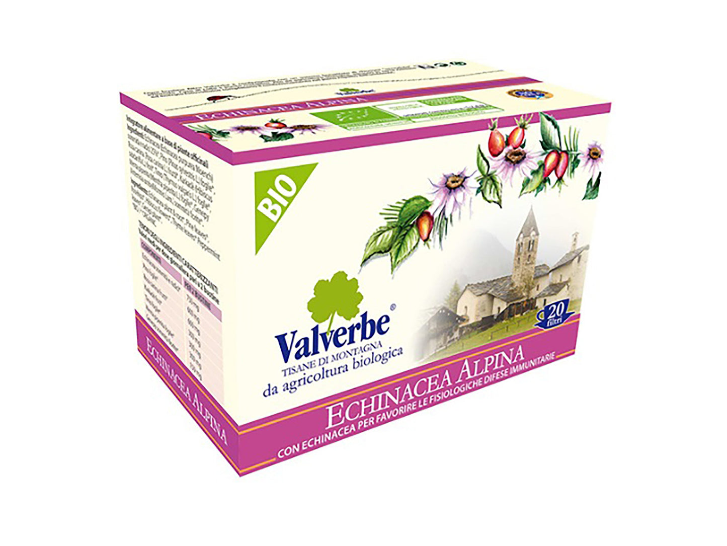 Tisana Echinacea Alpina bio Valverbe-30g-20Filtri