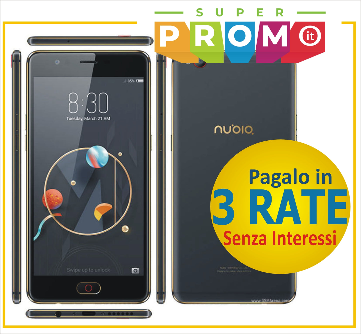 Nubia M2 Lite Android Italia - Memoria interna 64GB