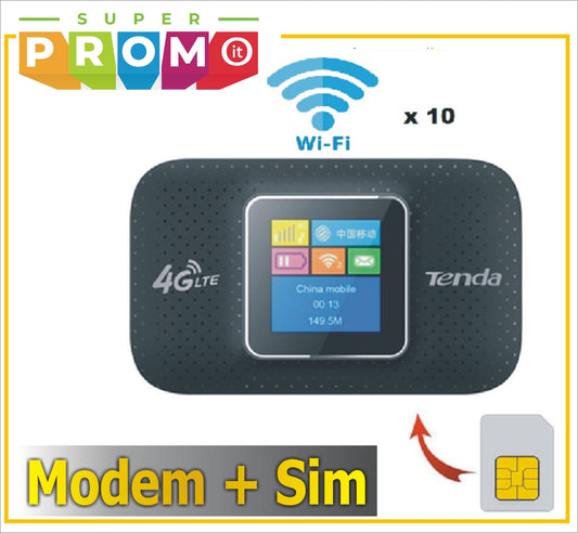 Subito Wifi - Modem Tenda 4G185 + Scheda Sim in dotazione