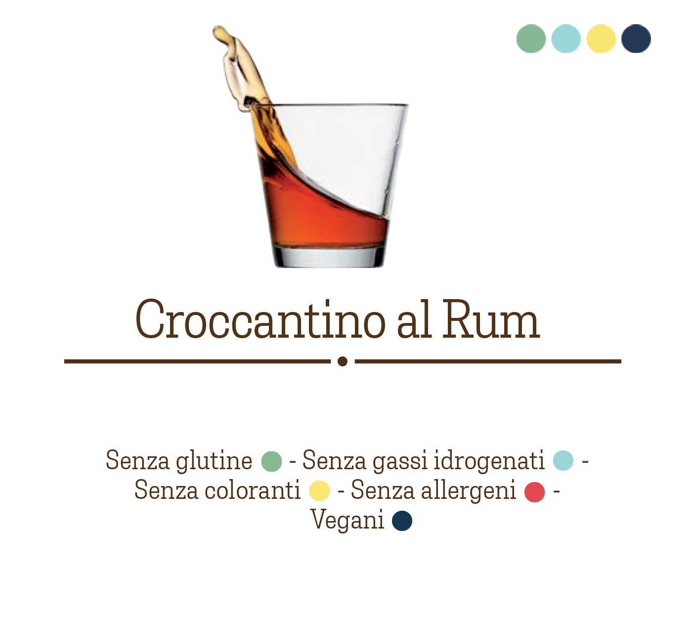 Cacao gusto croccantino al rum in polvere 30gr.